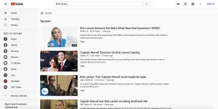 YouTube и Rotten Tomatoes изменили алгоритмы после нападок на «Капитана Марвел» из-за высказываний Бри Ларсон