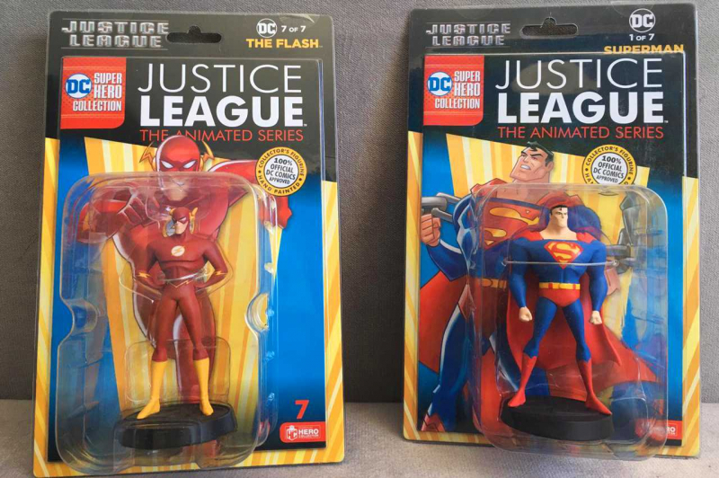 Обзор фигурок Супермена и Флэша из мультcериала «Лига Справедливости» от Eaglemoss