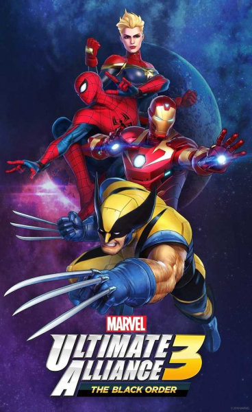 Постер игры «Marvel Ultimate Alliance 3: The Black Order»