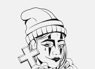 Татуировка слезы у глаза: значение