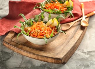 Морковно-чесночный салат