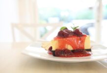 Чизкейк без выпечки с желе