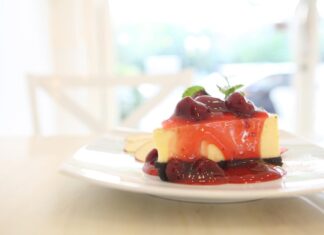 Чизкейк без выпечки с желе