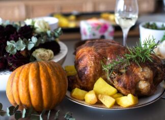 Курица в тыкве: рецепт запеченной в духовке