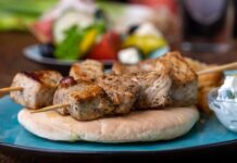 Шашлык из свинины в кефире