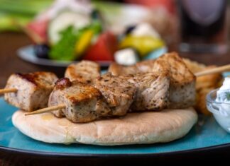 Шашлык из свинины в кефире