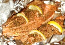 Горбуша в фольге в духовке