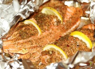 Горбуша в фольге в духовке