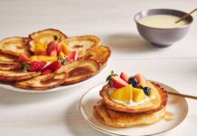 Оладушки с яблоками на кефире