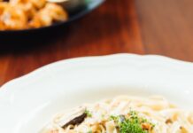 Креветочная паста в сливочном соусе