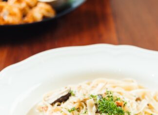 Креветочная паста в сливочном соусе