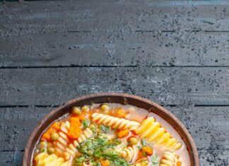 Вкусный суп из макарон без мяса