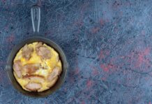 Свинина со сливками на сковороде