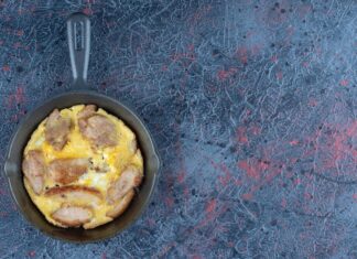 Свинина со сливками на сковороде