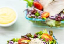 Простой рецепт салата из куриной грудки