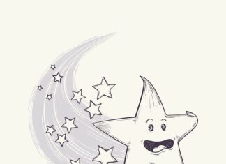 Рисование звездочки в Компасе