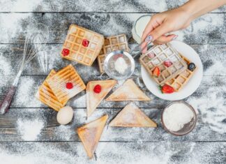 Вафли на вафельнице: простой рецепт