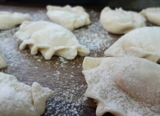 Рецепт теста для мантов на воде