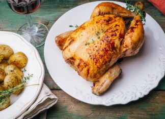 Курица в духовке: кусочки запечены до совершенства