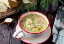 Куриный суп из куриного филе