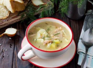Куриный суп из куриного филе