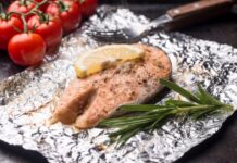 Запеченная рыба красной в духовке