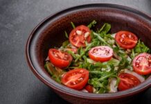 Рецепты салата с рукколой и помидорами