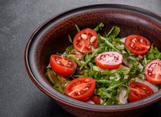 Рецепты салата с рукколой и помидорами