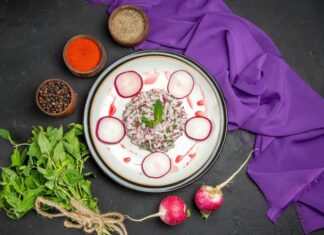 Салат из свеклы и чеснока