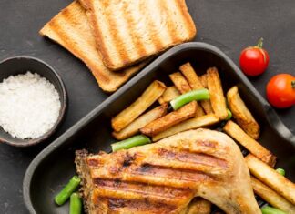 Курица с картошкой в духовке