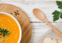 Кабачковый суп-пюре с картофелем и морковью