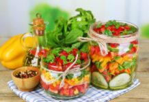 Зимний салат из огурцов и помидоров